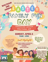 Waltham American Legion Post 156 Easter Family Fun Day