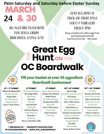 Ocean City Boardwalk Great Egg Hunt